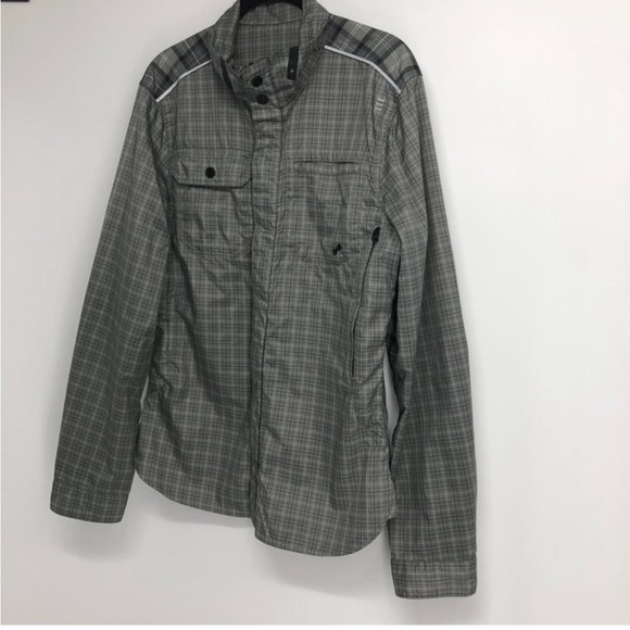 Lululemon Men’s grey plaid freestyle windbreaker Medium - Picture 7 of 14